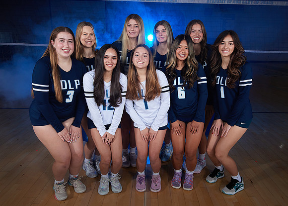 Academy of Our Lady of Peace Girls Varsity Volleyball Team Media Day