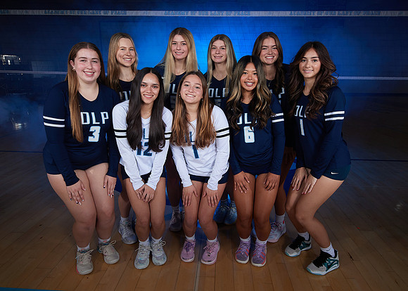 Academy of Our Lady of Peace Girls Varsity Volleyball Team Media Day