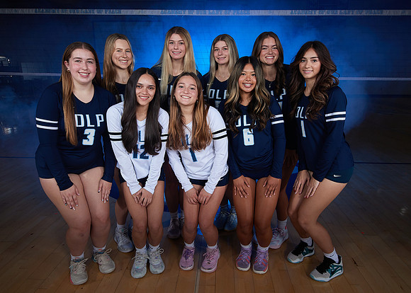 Academy of Our Lady of Peace Girls Varsity Volleyball Team Media Day