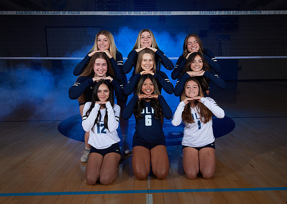 Academy of Our Lady of Peace Girls Varsity Volleyball Team Media Day
