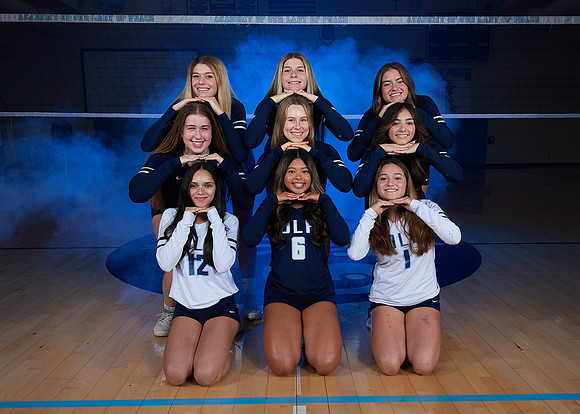 Academy of Our Lady of Peace Girls Varsity Volleyball Team Media Day