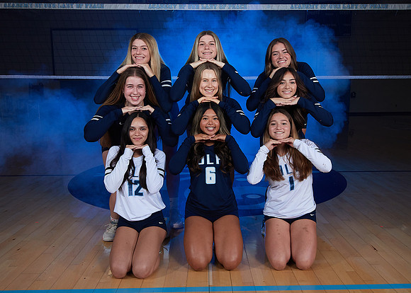 Academy of Our Lady of Peace Girls Varsity Volleyball Team Media Day