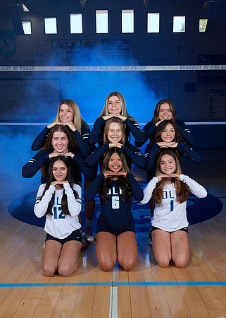 Academy of Our Lady of Peace Girls Varsity Volleyball Team Media Day