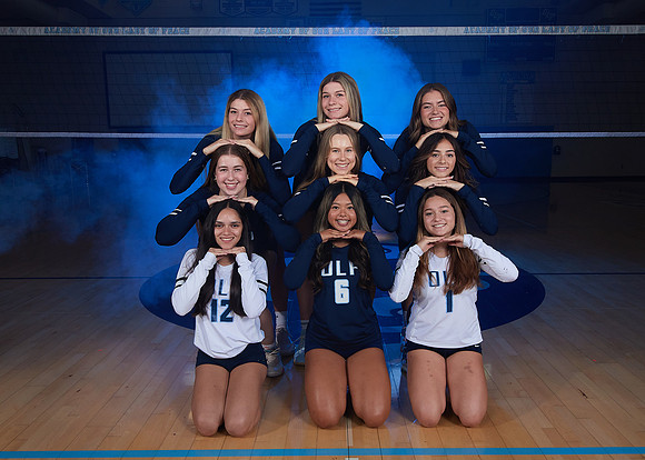 Academy of Our Lady of Peace Girls Varsity Volleyball Team Media Day