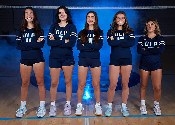 Academy of Our Lady of Peace Girls Varsity Volleyball Team Media Day