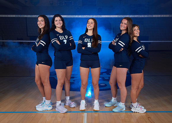 Academy of Our Lady of Peace Girls Varsity Volleyball Team Media Day