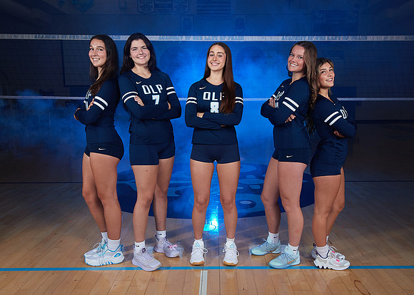 Academy of Our Lady of Peace Girls Varsity Volleyball Team Media Day