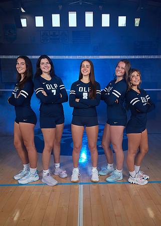 Academy of Our Lady of Peace Girls Varsity Volleyball Team Media Day