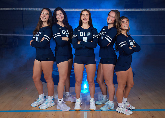 Academy of Our Lady of Peace Girls Varsity Volleyball Team Media Day