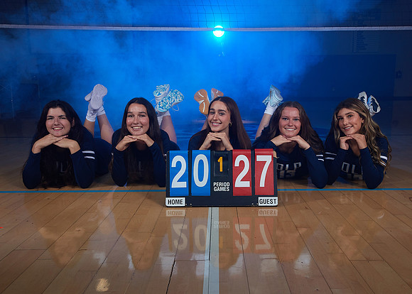 Academy of Our Lady of Peace Girls Varsity Volleyball Team Media Day