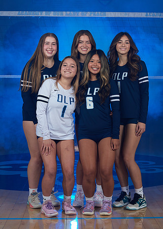 Academy of Our Lady of Peace Girls Varsity Volleyball Team Media Day