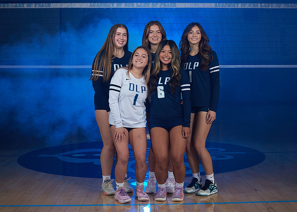 Academy of Our Lady of Peace Girls Varsity Volleyball Team Media Day