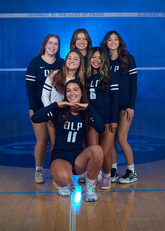 Academy of Our Lady of Peace Girls Varsity Volleyball Team Media Day