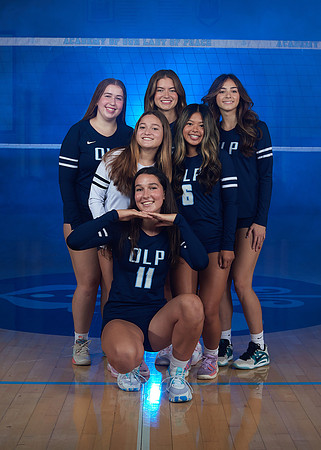 Academy of Our Lady of Peace Girls Varsity Volleyball Team Media Day