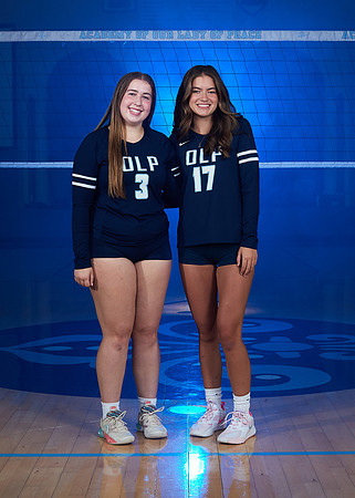 Academy of Our Lady of Peace Girls Varsity Volleyball Team Media Day