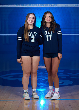 Academy of Our Lady of Peace Girls Varsity Volleyball Team Media Day