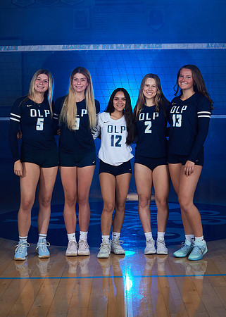 Academy of Our Lady of Peace Girls Varsity Volleyball Team Media Day