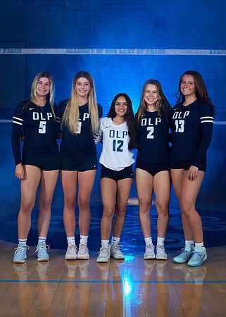 Academy of Our Lady of Peace Girls Varsity Volleyball Team Media Day