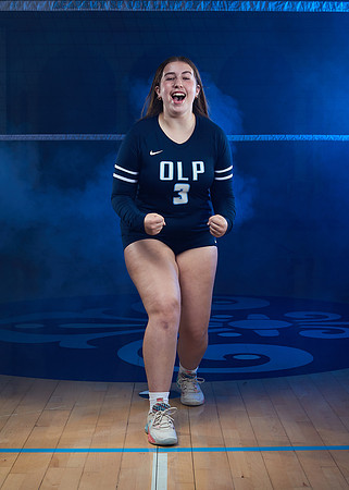 Academy of Our Lady of Peace Girls Varsity Volleyball Team Media Day