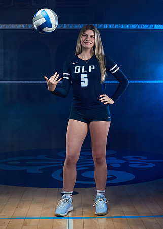Academy of Our Lady of Peace Girls Varsity Volleyball Team Media Day