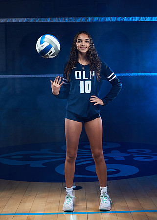 Academy of Our Lady of Peace Girls Varsity Volleyball Team Media Day