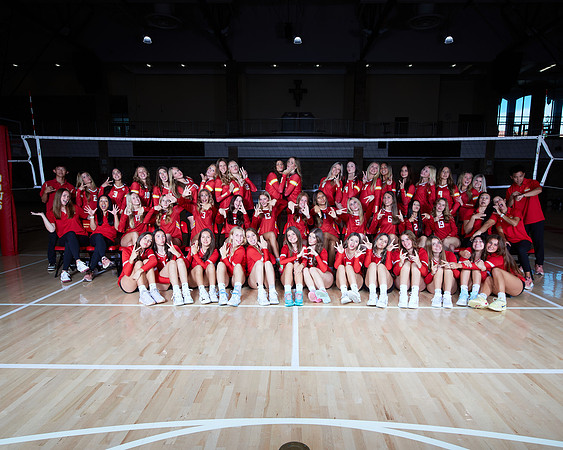 Cathedral Catholic High School Girls Volleyball Team Media Day