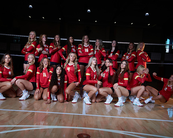 Cathedral Catholic High School Girls Volleyball Team Media Day