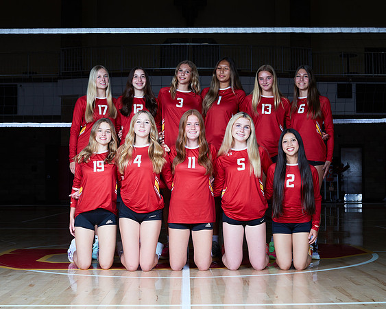 Cathedral Catholic High School Girls Volleyball Team Media Day