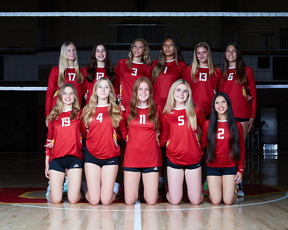 Cathedral Catholic High School Girls Volleyball Team Media Day