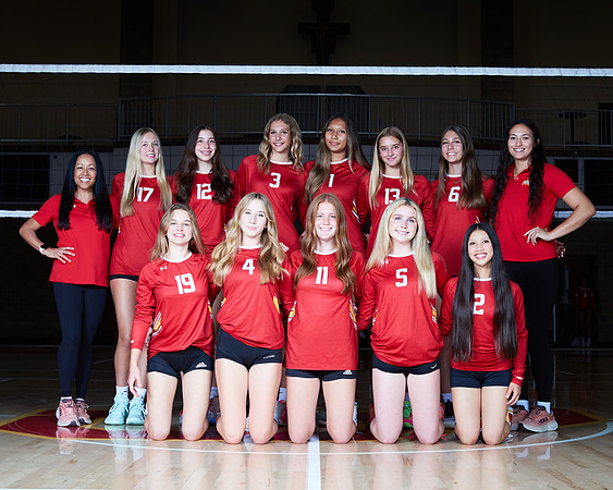 Cathedral Catholic High School Girls Volleyball Team Media Day