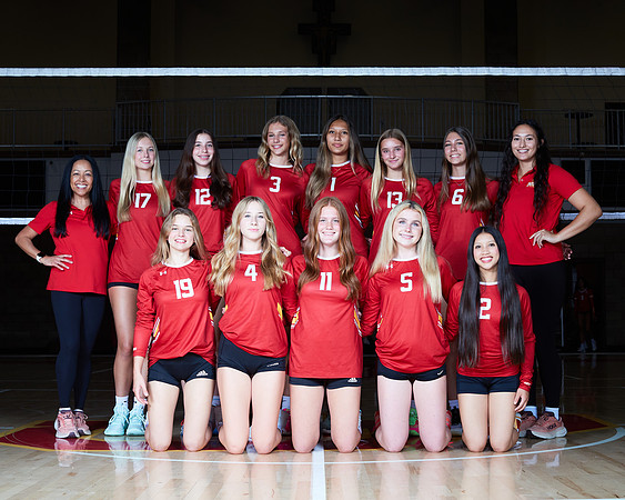 Cathedral Catholic High School Girls Volleyball Team Media Day