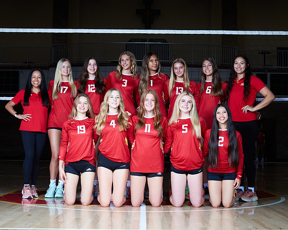 Cathedral Catholic High School Girls Volleyball Team Media Day