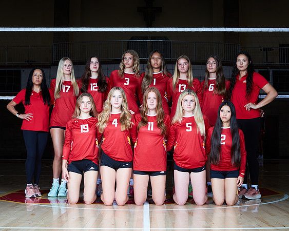 Cathedral Catholic High School Girls Volleyball Team Media Day