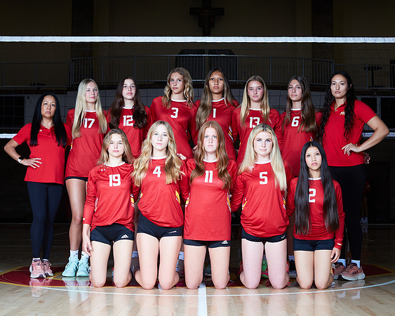 Cathedral Catholic High School Girls Volleyball Team Media Day