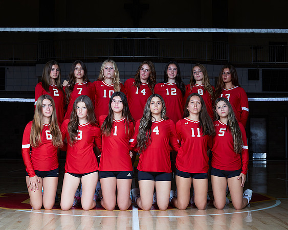 Cathedral Catholic High School Girls Volleyball Team Media Day