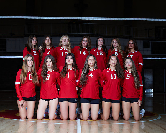 Cathedral Catholic High School Girls Volleyball Team Media Day