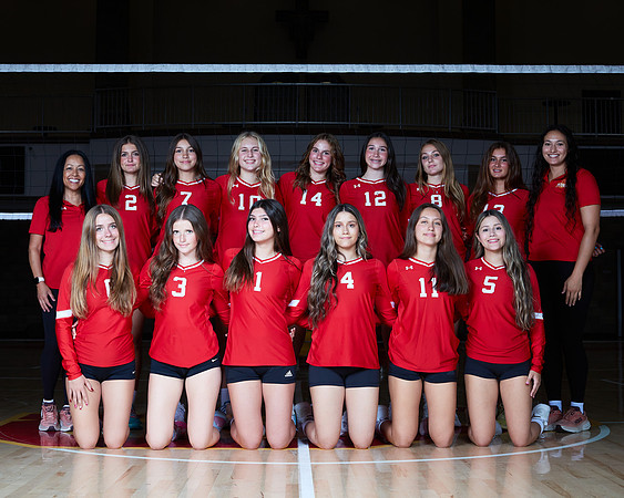 Cathedral Catholic High School Girls Volleyball Team Media Day