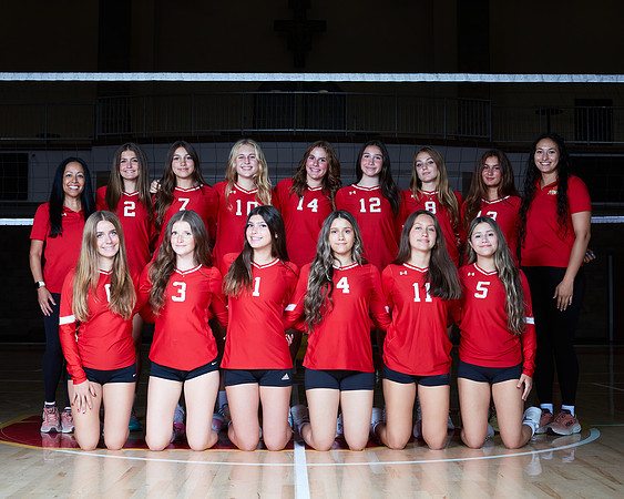 Cathedral Catholic High School Girls Volleyball Team Media Day