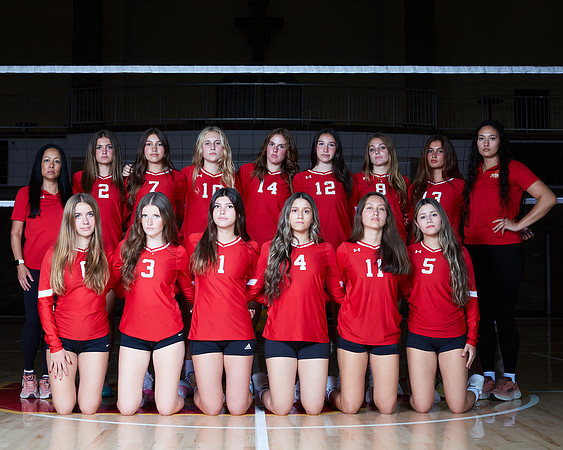 Cathedral Catholic High School Girls Volleyball Team Media Day