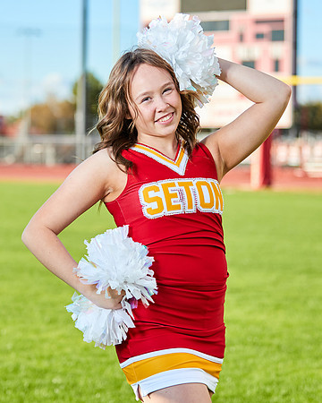 Seton Catholic Preparatory Pom Media Day