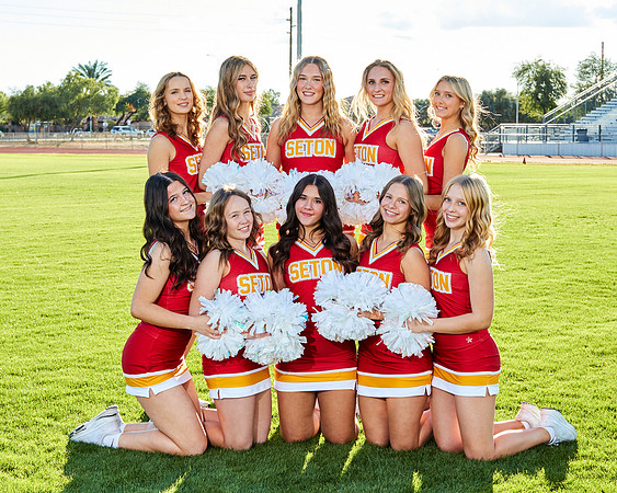Seton Catholic Preparatory Pom Media Day