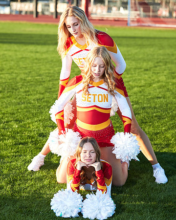 Seton Catholic Preparatory Pom Media Day