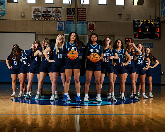 Academy of Our Lady of Peace Varsity Basketball Team Media Day