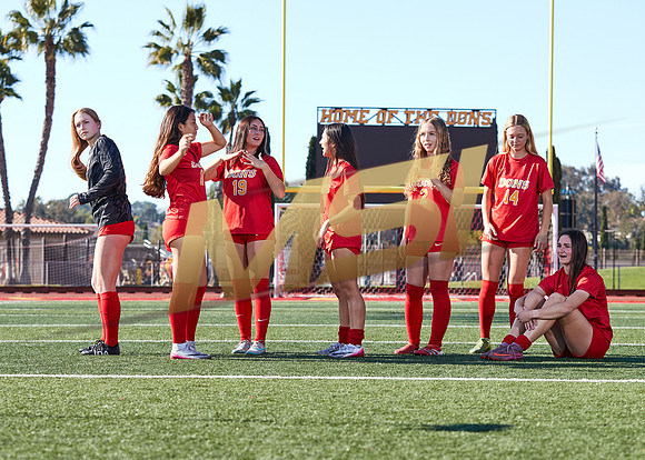 Cathedral Catholic Girls Varsity Soccer Team Media Day