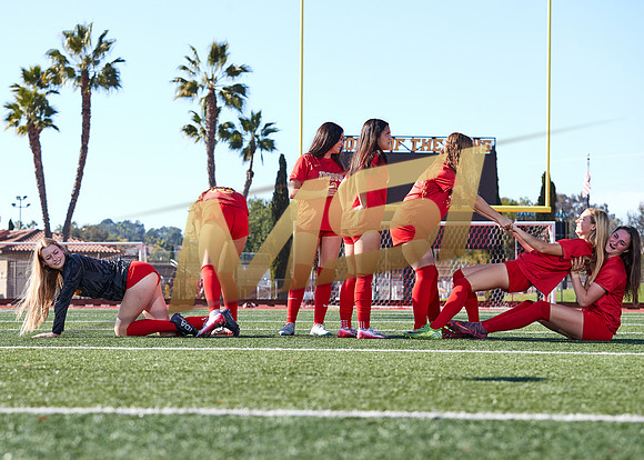 Cathedral Catholic Girls Varsity Soccer Team Media Day