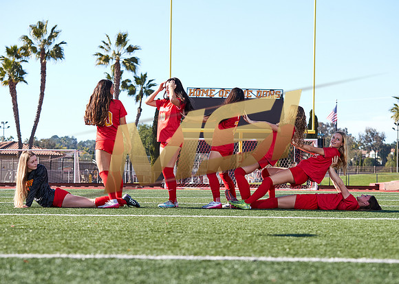 Cathedral Catholic Girls Varsity Soccer Team Media Day
