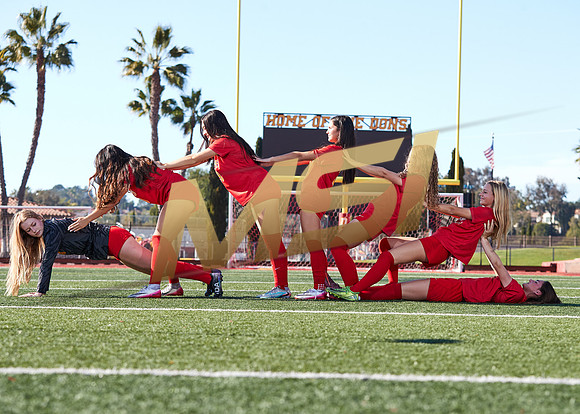 Cathedral Catholic Girls Varsity Soccer Team Media Day