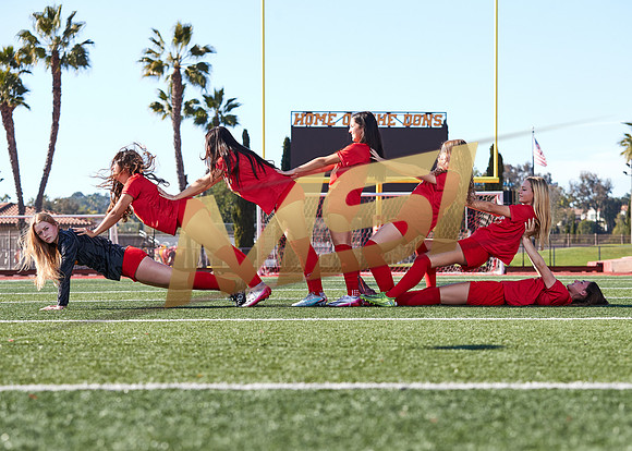 Cathedral Catholic Girls Varsity Soccer Team Media Day