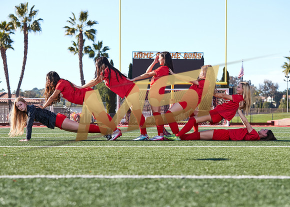 Cathedral Catholic Girls Varsity Soccer Team Media Day