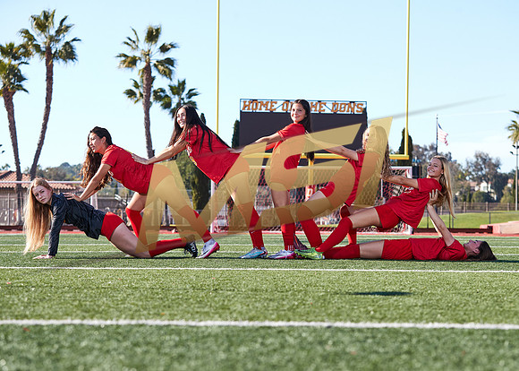 Cathedral Catholic Girls Varsity Soccer Team Media Day